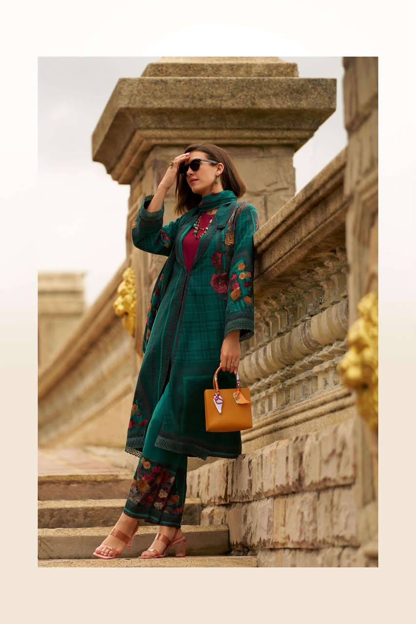 Blossom aura by Varsha 01 to 04 series Indian Traditional Wear Collection Viscose Pashmina dresses At Wholesale Price